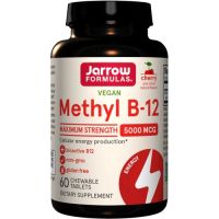 Methyl B-12 (Cherry) 5000 mcg - 60 Chewable Tablets