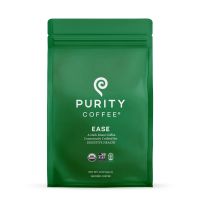 EASE Purity Organic Coffee - Dark Roast Ground Coffee (12 oz)